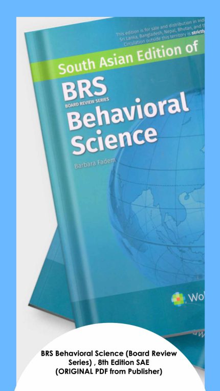 BRS Behavioral Science (Board Review Series) , 8th Edition SAE (ORIGINAL PDF from Publisher)